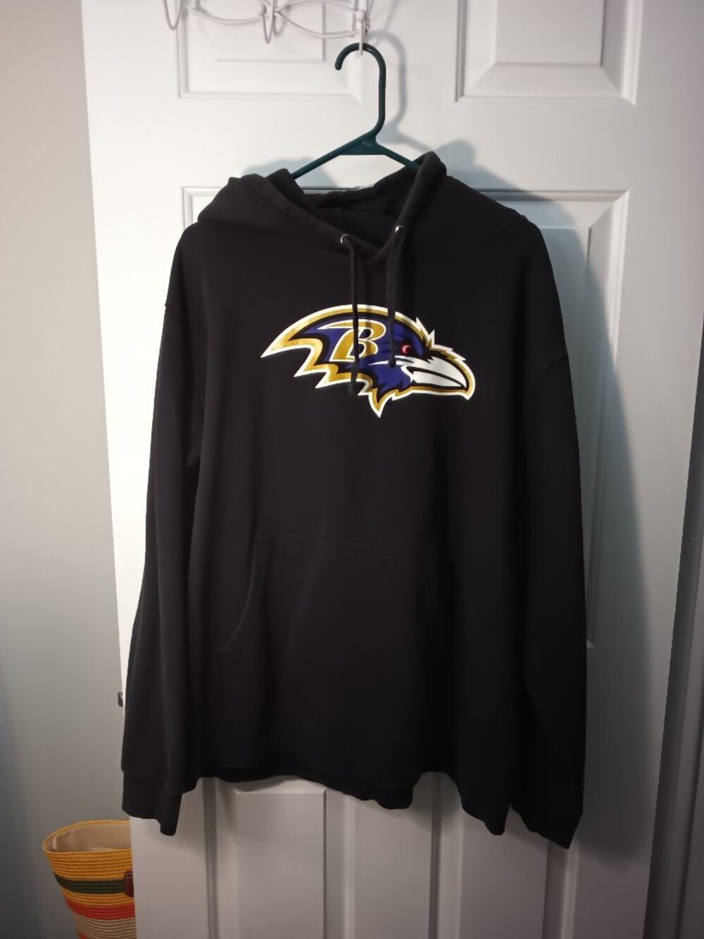 Fanatics Black Baltimore Ravens Pullover Hoodie with Team Logo